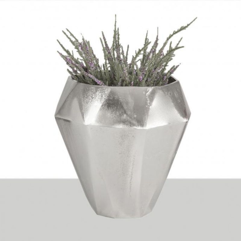 Florero f/diamante aluminio