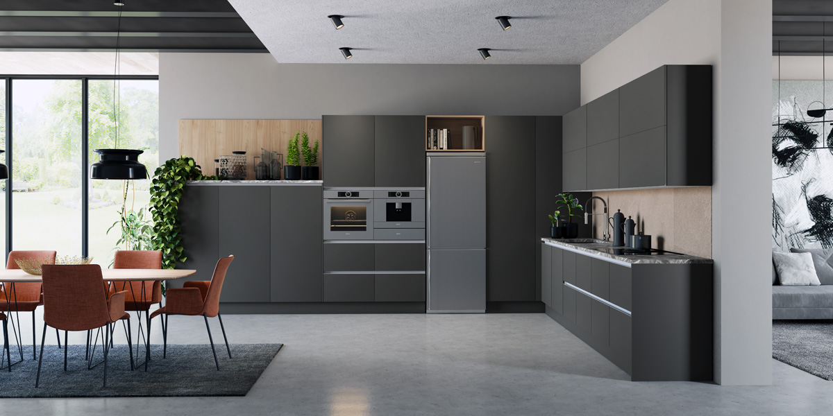 COCINA DM GRAFITO ROBLE