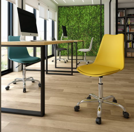 SILLA DE OFICINA/ESCRITORIO BREMEN CON RUEDAS