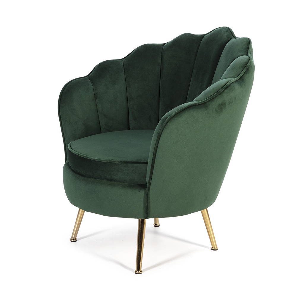 BUTACA TERCIOPELO VERDE