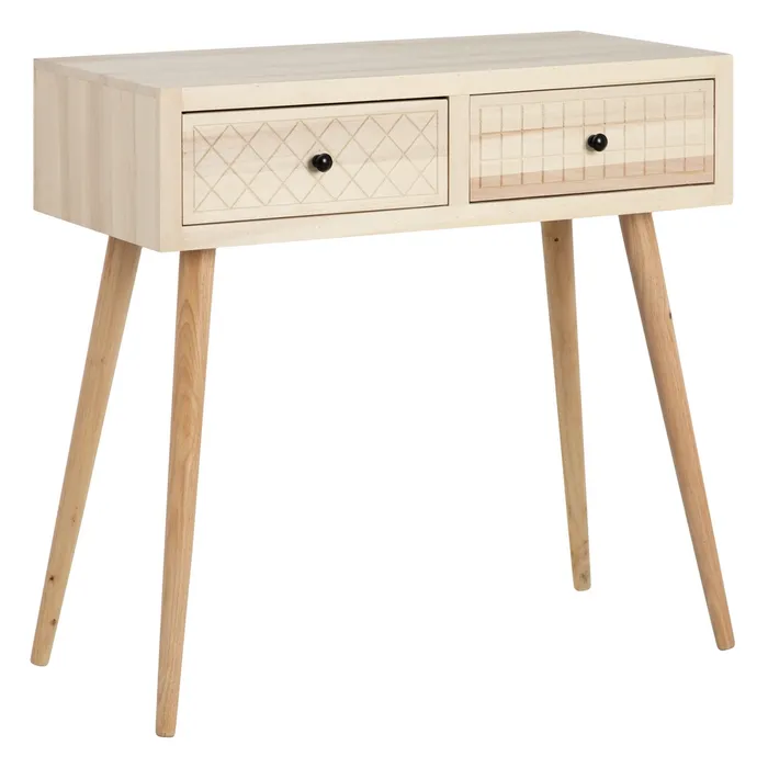 CONSOLA MADERA NATURAL