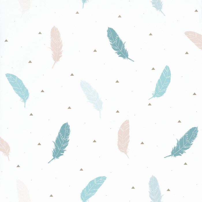PAPEL PINTADO PLUMAS