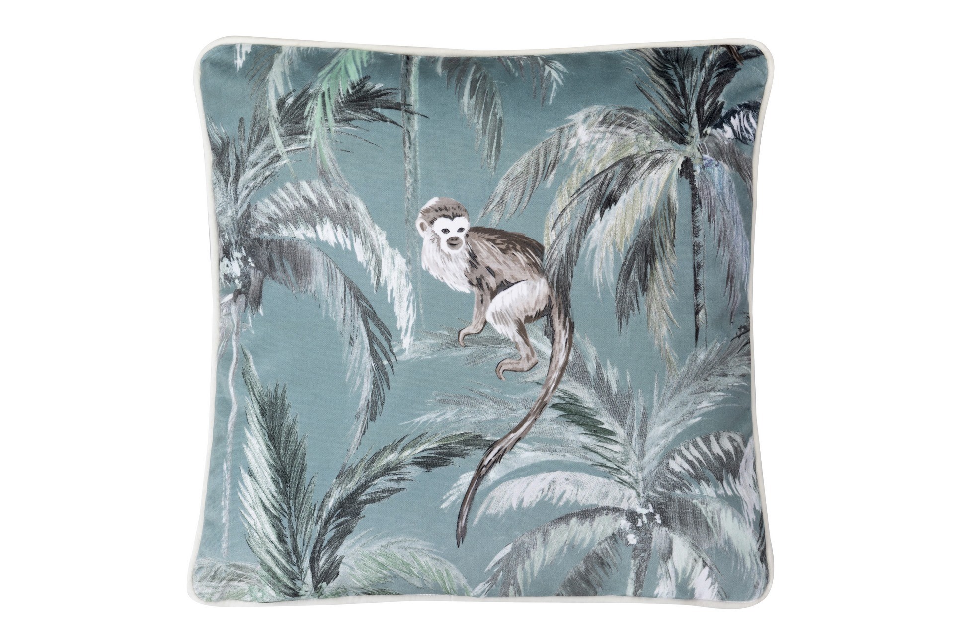 COJINES VELVET MONOS PALMERA