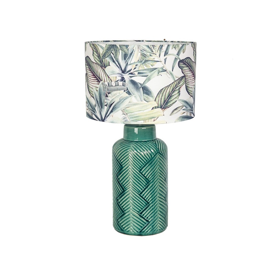 LAMPARA CERAMICA VERDE