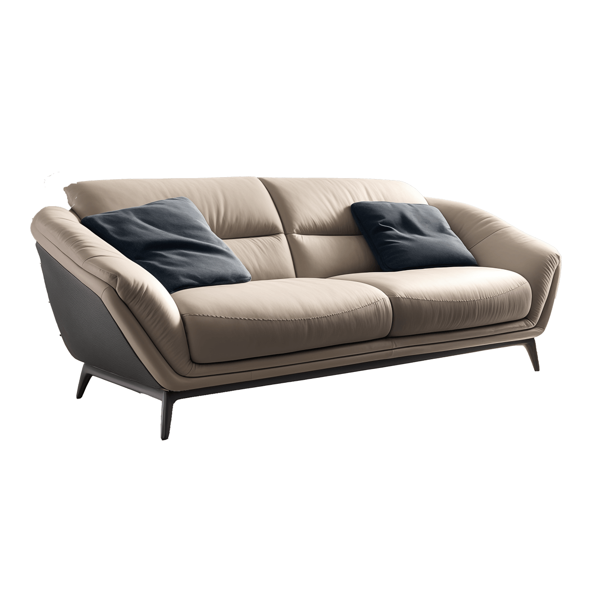 Leather and Fabric Sofas - Imagen 2